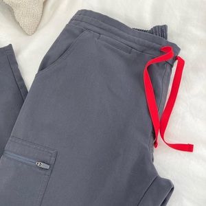 Figs S Yola Scrub Pants - charcoal